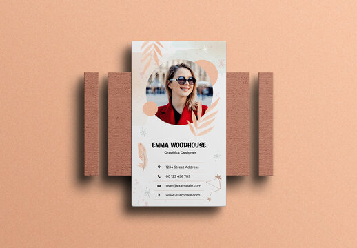 Minimal Individual Business Card Layout