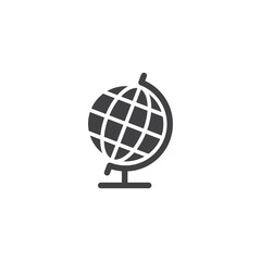 Globe Icon Design Vector Template Illustration