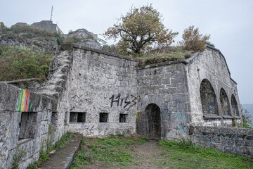Fototapeta na wymiar Fort de La Bastille, former military fort in Grenoble, France