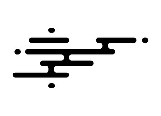 Asian clouds. Chinese and Japanese style. Traditional oriental. Tribal pattern. Chinese ornament background for design prints. flat flat cartoon background. Geometric texture.