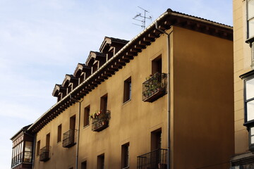 Urbanscape in the city of Bilbao