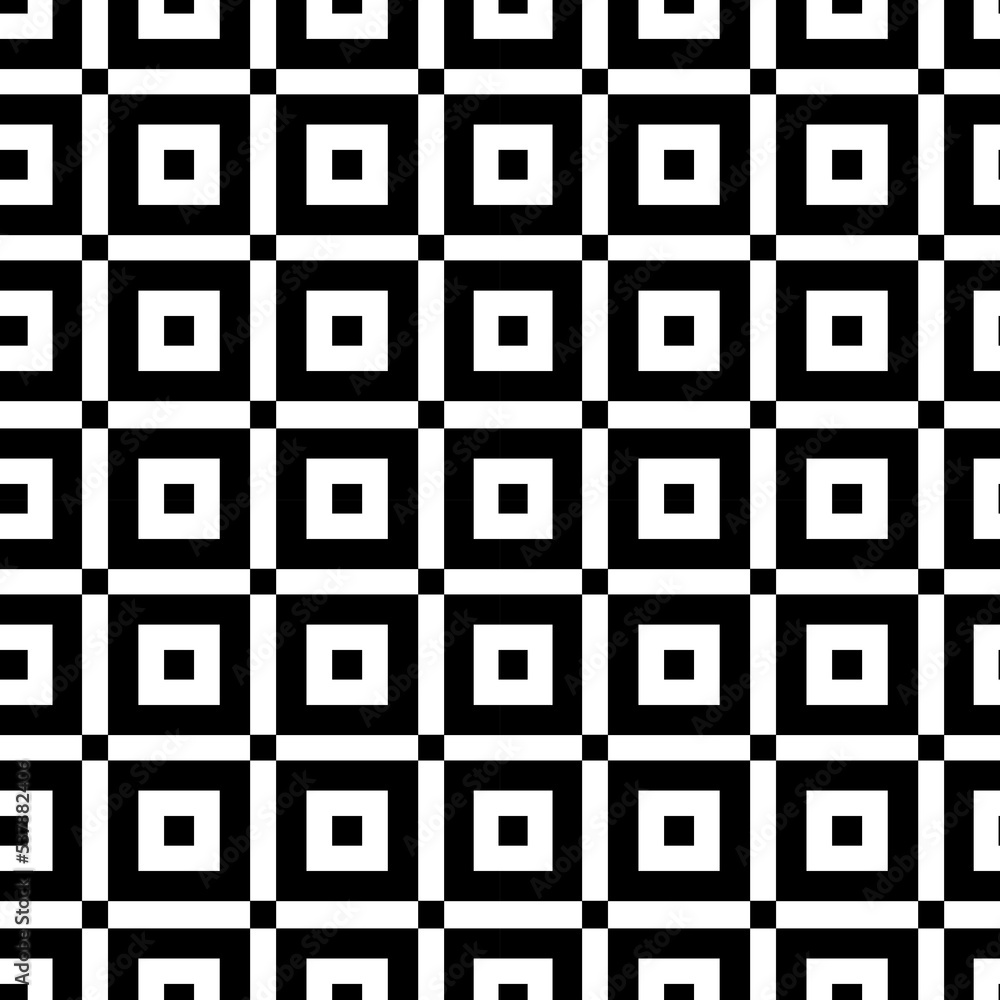 Poster monochrome seamless pattern for universal background. black and white colors. endless texture can be