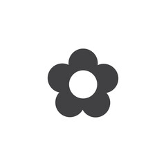 Flower Icon Design Vector Template Illustration