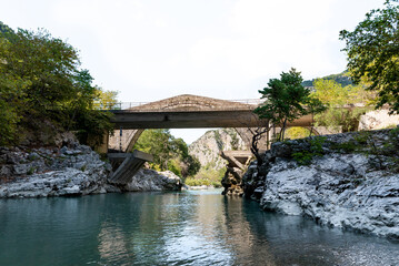  Arachthos River at National Park of Tzoumerka, Greece