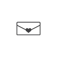 Envelope Icon Design Vector Template Illustration