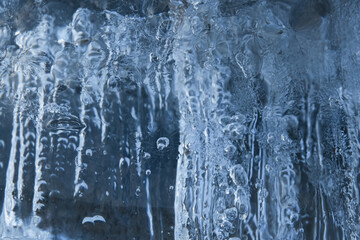 blue ice texture background