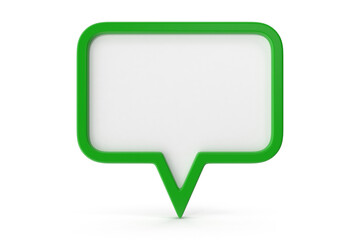 Green Speech Bubble