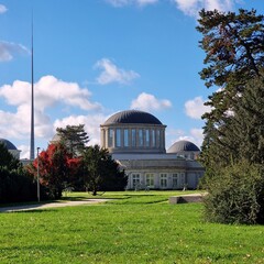 The Four Domes Pavilion near the Centennial Hall in Wrocław