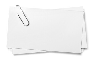 Blank paper isolate on white background