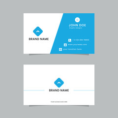 Creative corporate & minimal business card design template
