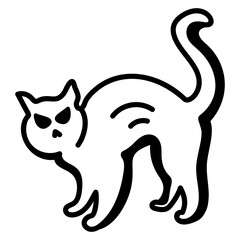 Check out doodle icon of evil cat 