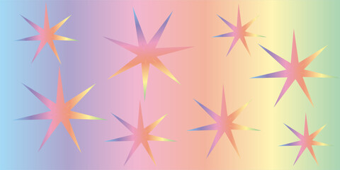 abstract background with stars