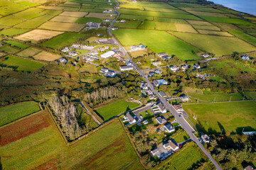 Fototapeta premium Valentia Island in Ireland – Aerial View | Valentia Island from Above