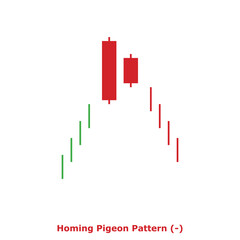 Homing Pigeon Pattern (-) Green & Red - Square