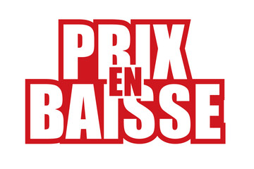 Prix en baisse