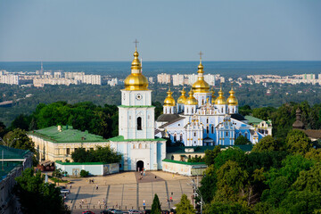 Saint Michael Orthodox Monastery in Kiev, Ukraine 