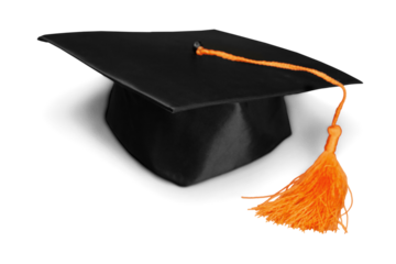 Cap education isolated university graduate hat academic