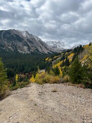 Hiking In Summit County Colorado With Mountain Views