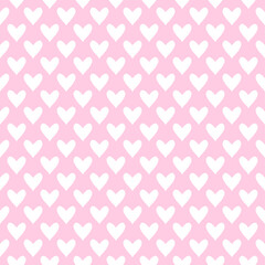 Hand drawn colored background with hearts. Seamless trendy wallpaper on surface. Abstract texture with love signs. Lovely pattern. Print for banner, flyer or poster. Colorful illustration