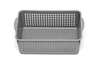 plastic baskets isolated