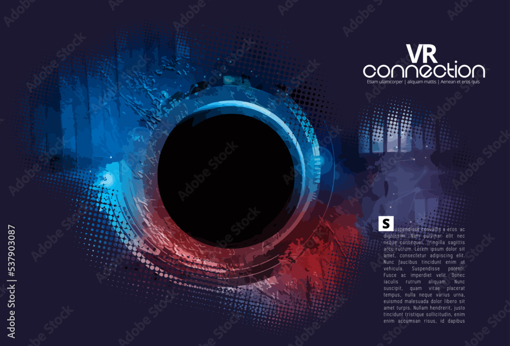 Canvas Prints elegant layout for business presentation with technology and science background, vector illustartion