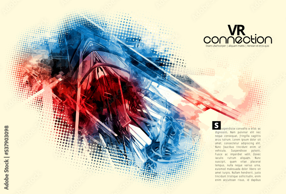 Canvas Prints elegant layout for business presentation with technology and science background, vector illustartion