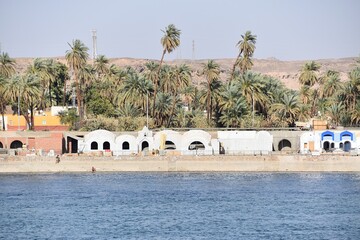 Rzeka Nil piękne widoki ,Egipt
