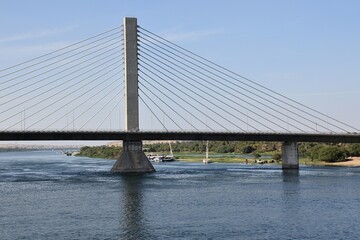 most na rzece Nil - obrazy, fototapety, plakaty