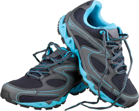 Pair of  sporty shoes on white