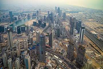 Dubai vom Burj Kalifa VAE Cityview 