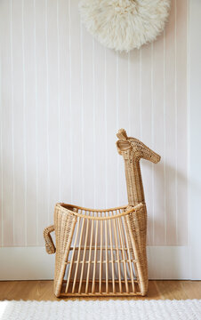 Hamper in child's bedroom