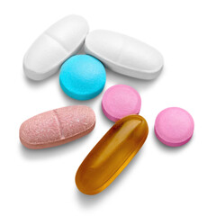 Obraz na płótnie Canvas Pills, Capsules and Tablets