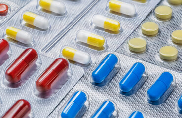 Pills .Medicine. Science. Pills for various viruses and diseases.