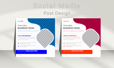 social media creative post design square web banner template. editable corporate, advertisement, and business, fresh design with modern color