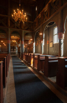 Ringebu Stave Church, Vestland in Norway.