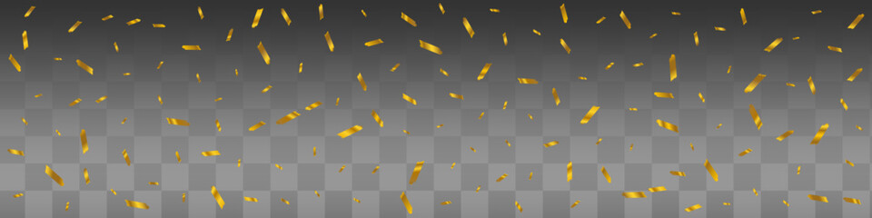 Golden Dust Vector Transparent Panoramic