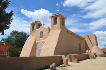 Adobe Church in New Mexico - 537924036