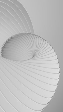 White spiral shape.