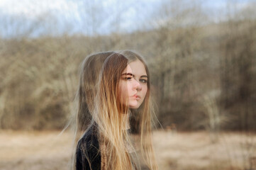 Portrait of a young woman