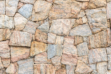 texture pattern of stone wall in Brazil