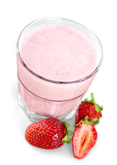 Fruit Smoothie Isolated on a White Background