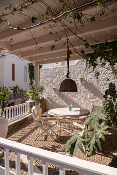 Home Terrace In Greece