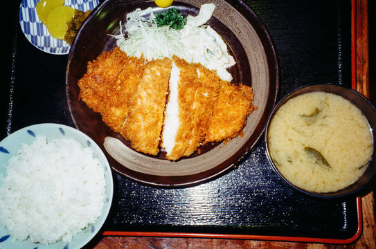 Chicken katsu meal