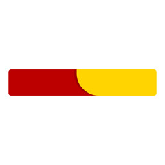 Red and Yellow Modern Banner Element