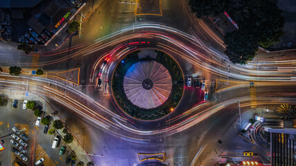 glorietas vehiculos y autopistas