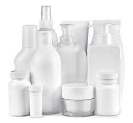 Cute little snowman isolated on white