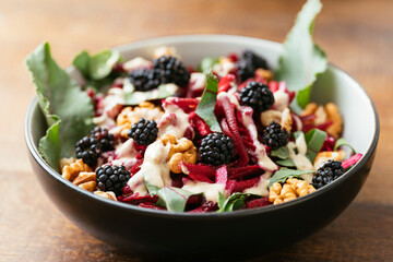 Raw Beet and Apple Salad