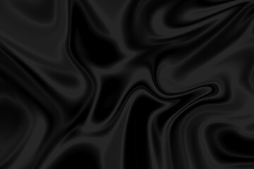 Black satin background. Black silk or satin luxury fabric texture can use as abstract background.