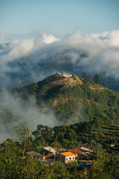 Mountain scenery Thai-Myanmar border