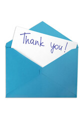 Envelope with Thank You Note